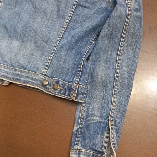 Denim jackets used, set of 2, blue
