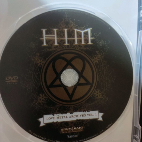 HIM CD DVD video clip used Love Metal Archives Vol.1