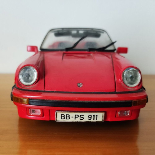 Vintage Porsche 911 Speedster Carrera κάμπριο Maisto 1:18 μεταχειρισμένο μεταλλικό μοντέλο