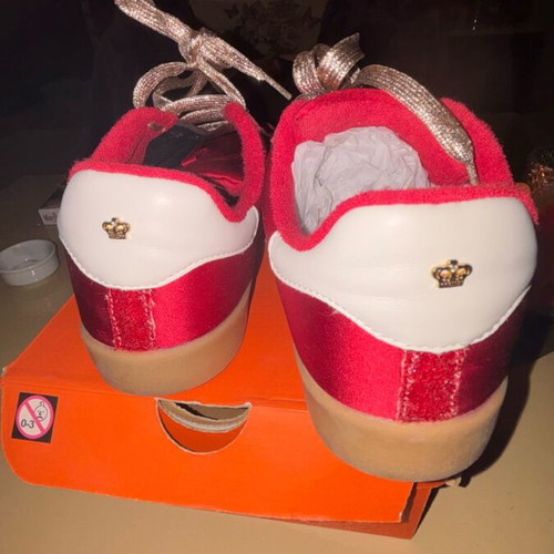Juicy Couture athletic shoes like new, red, size 40