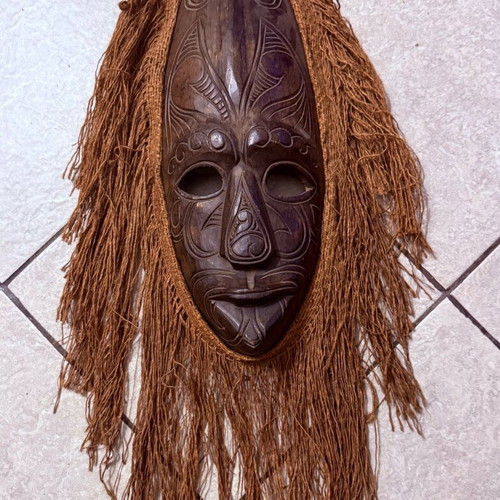 Wooden Tribal Decorative Mask used, handmade
