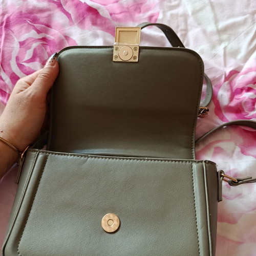 Crossbody bag new, olive green