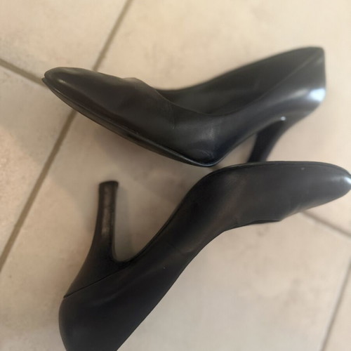 Next black pumps used, round toe, size 38