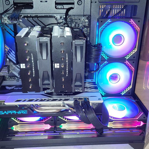 Gaming PC Ryzen 5 5500X3D RX580 8GB Nitro+ 16GB RAM 3600MHz B550M 512GB NVMe Lian Li 850W