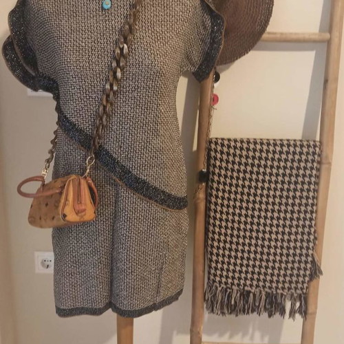 Missoni dress used, brown, size M