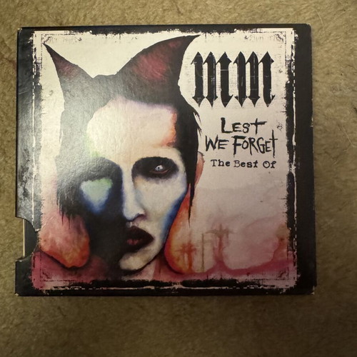 Marilyn Manson The Lest We Forget The Best Of CD like new