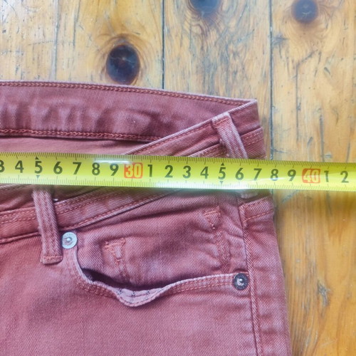 Maison Scotch women's jeans like new, rust red, sizes S/M