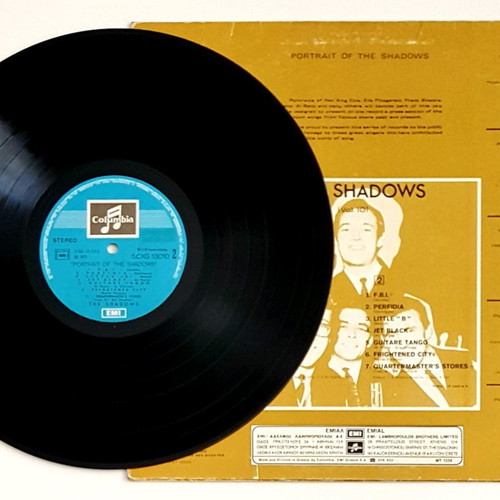 The Shadows vinyl record used, first release 1973