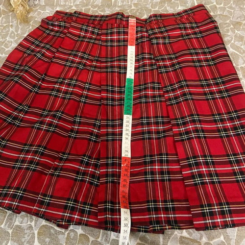 Classic plaid skirt like new, multicolor, one size