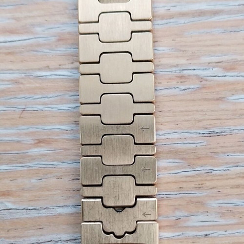Laurent Dodane Paris Vintage Women's Watch 18K Gold Electroplated Sapphire Like New