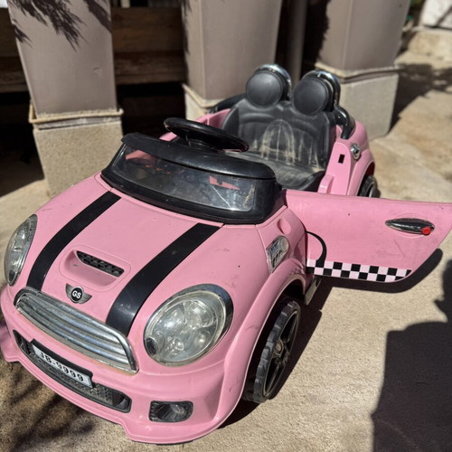 Pink Electric Ride-On Car for Kids used, mini style