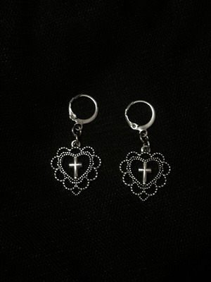 Handmade earrings silver color new