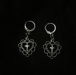 Handmade earrings silver color new