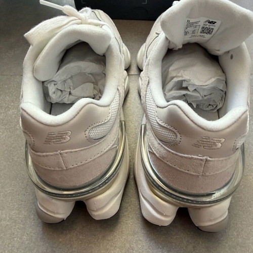 New Balance 9060 Unisex Shoes New, white and beige sneakers