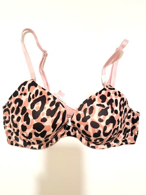 Victoria’s Secret bra tiger print like new with tags pink