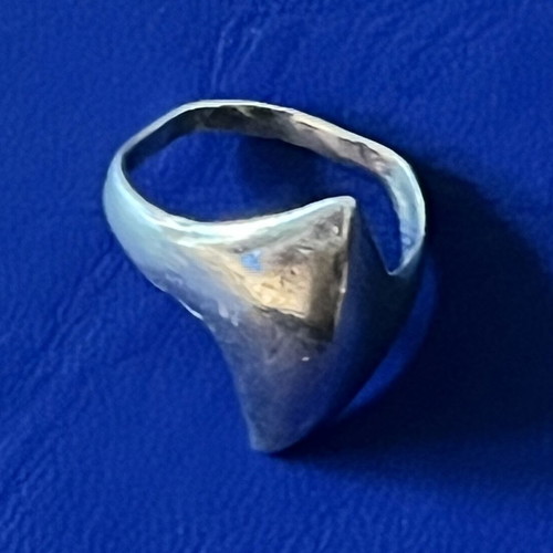 Silver Ring 925 geometric design like new