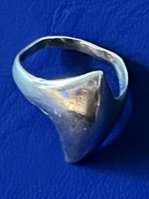 Silver Ring 925 geometric design like new