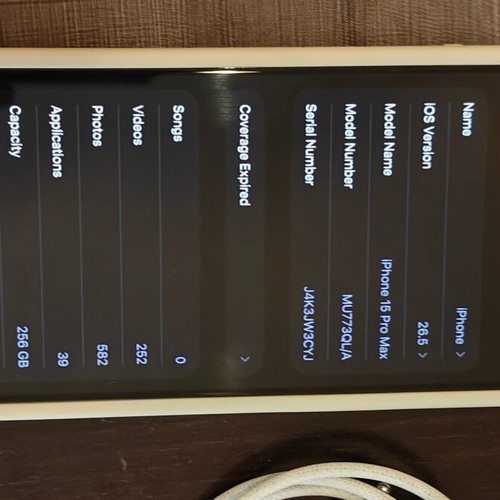 iPhone 15 Pro Max like new, 256GB, dual SIM, black
