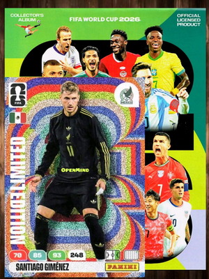Κάρτα Gimenez limited FIFA World Cup 2026 Adrenalyn XL Mexico καινούργια