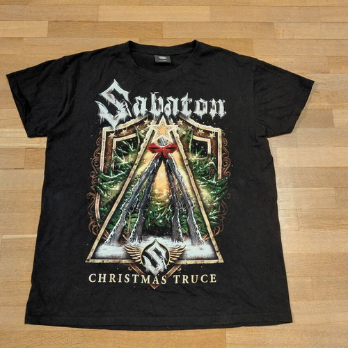 Sabaton Christmas Truce Shirt size L like new, black