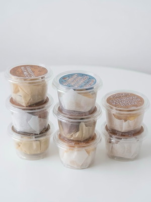 Wax melts καινούργια, σετ 4 με 35-40γρ. το καθένα
