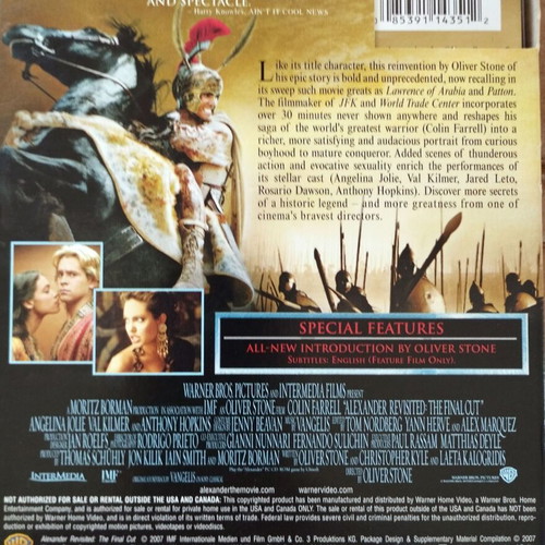 Alexander Revisited The Final Cut DVD like new without Greek subtitles