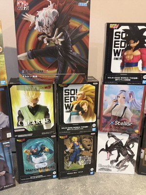 Collectible Anime Figures, new and sealed