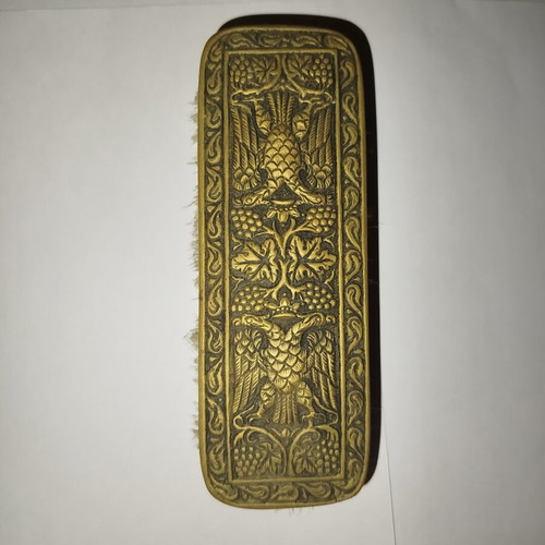 Vintage Vanity Set 4 Pieces with Byzantine Double-Headed Eagle, like new