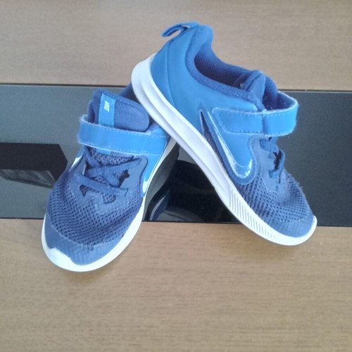 Nike athletic shoes size 26 used, blue