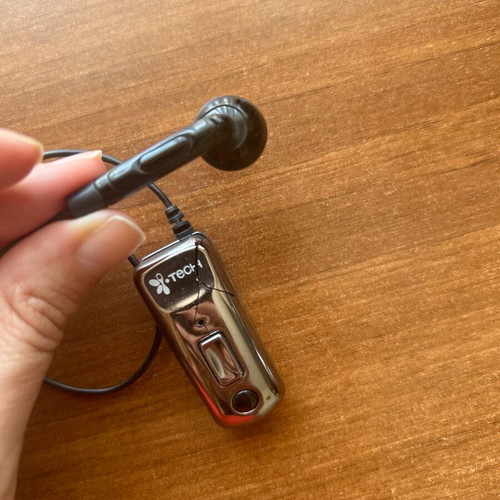I Tech hands free used, cracked on the side with charger