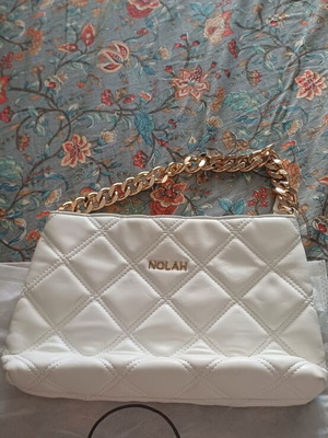 Nolah Handbag white, like new, without long strap