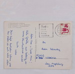 Postcard used, mailed from Germany