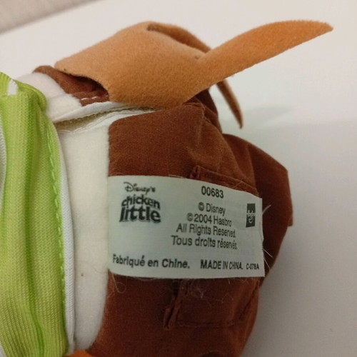 Walt Disney Hasbro Chicken Little used with talking mechanism