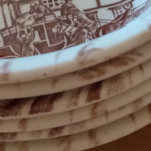 Broadhurst vintage ironstone bowl set of 6 from Staffordshire, like new