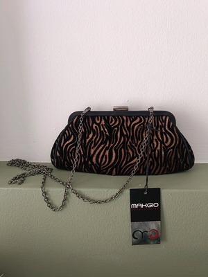 Makgio crossbody bag new, black bronze