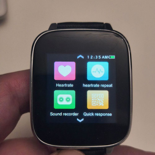 Zeblaze Crystal smartwatch with metal case and leather strap
