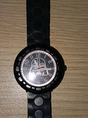 Swatch kids watch Star Wars like new, waterproof, black