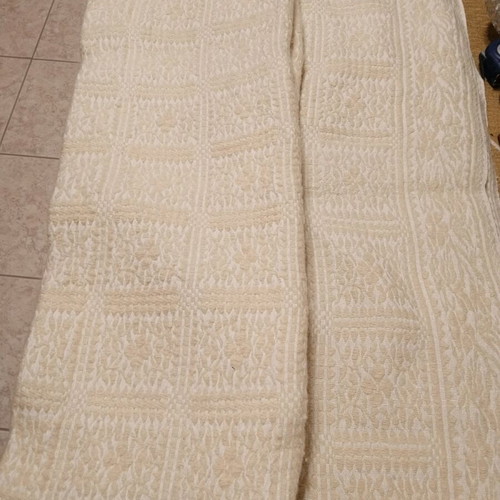 Wool blankets new, one double and one single
