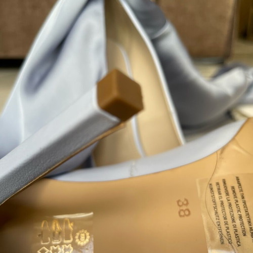Tsakiris Mallas blue pumps like new, size 38