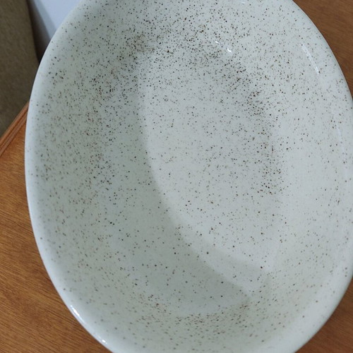 Ceramic bowls new, set of 2 for serving and oven use