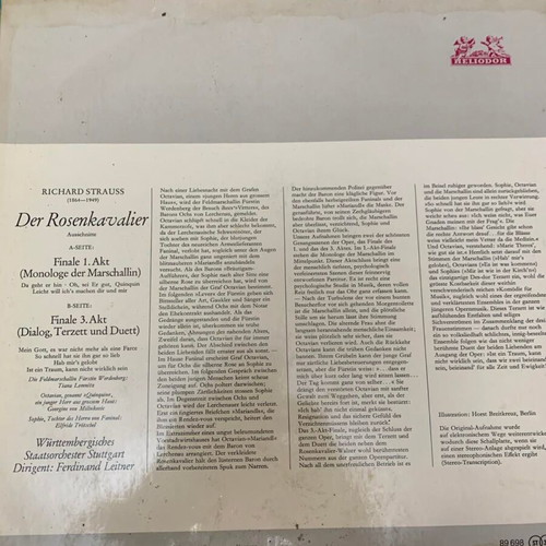 Der Rosenkavalier vinyl record used