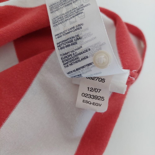 Tommy Hilfiger women's polo shirt striped, like new, medium