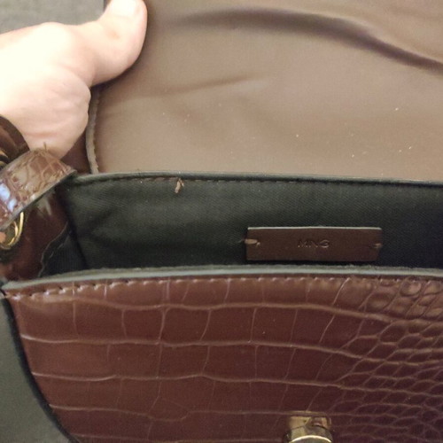 MNG women's bag used, brown crossbody