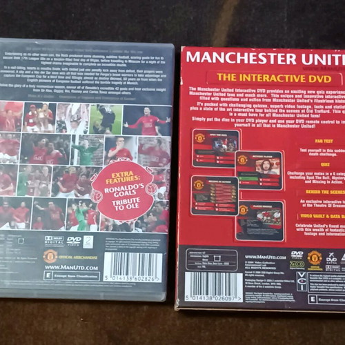 Manchester United 2 DVDs used