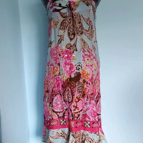 GanJana Paris floral cotton dress used, S/M