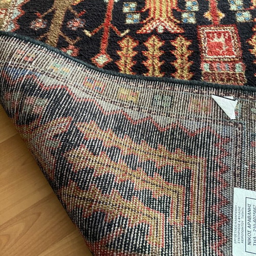 Vintage Lori Tree Motif Rug like new, handwoven wool