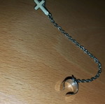 Earring with chain