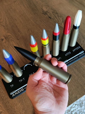 3D Printed Συλλογή Βλημάτων 20mm Anzio AMR καινούργιο διακοσμητικό set