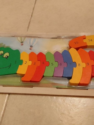 Number puzzle like new, educational toy