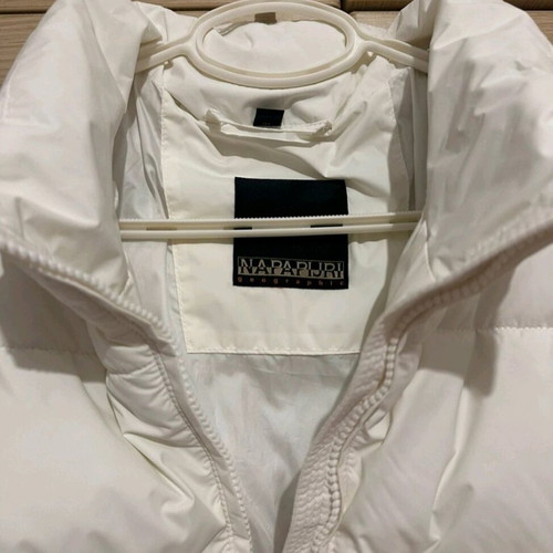 Napapijri white jacket like new, size M